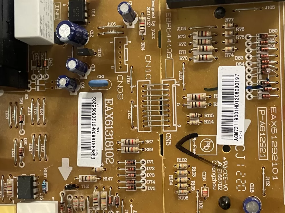 LG EBR64419605 Kenmore Microwave Control Board AZ127687 | KM299