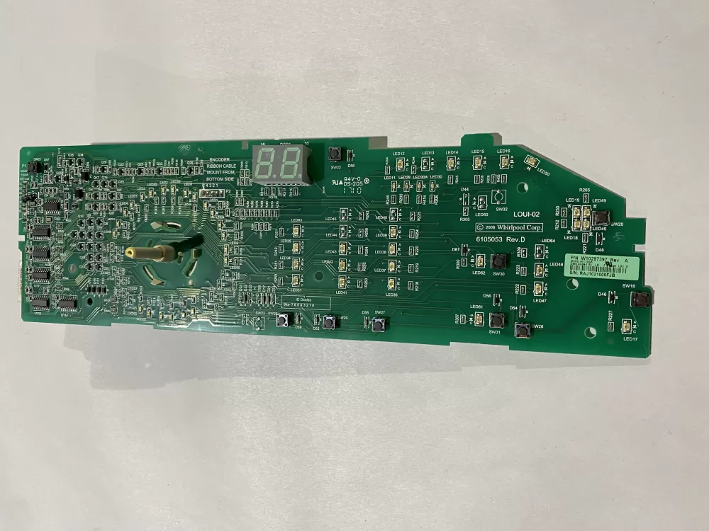 Whirlpool W10297397 WPW10297397 PS11752324 Washer Control Board
