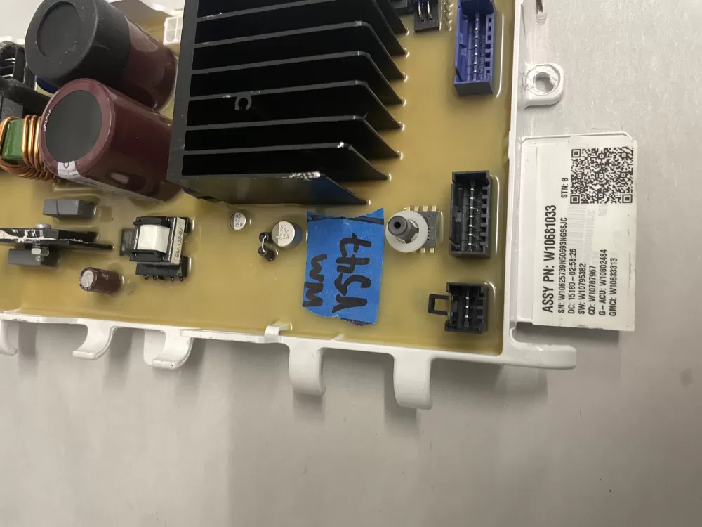 Whirlpool W10681033 W10812422 PS11723056 Washer Control Board AZ227186 | Wmv547