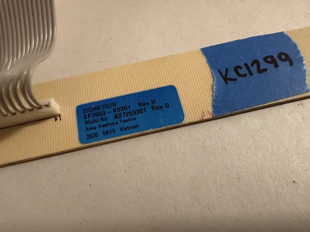 Electrolux Frigidaire A07269301 Dishwasher Control Board AZ138925 | KC1299