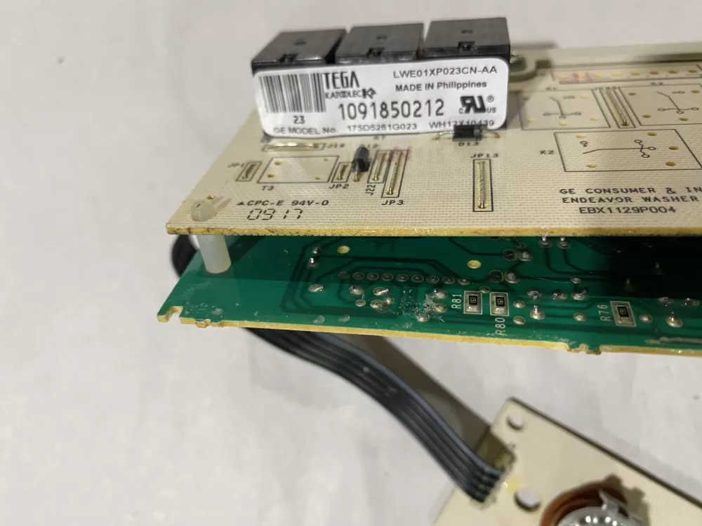 GE 175D5261G023 EBX1129P004 WH12X10439 Washer Control Board AZ150858 | BK2497