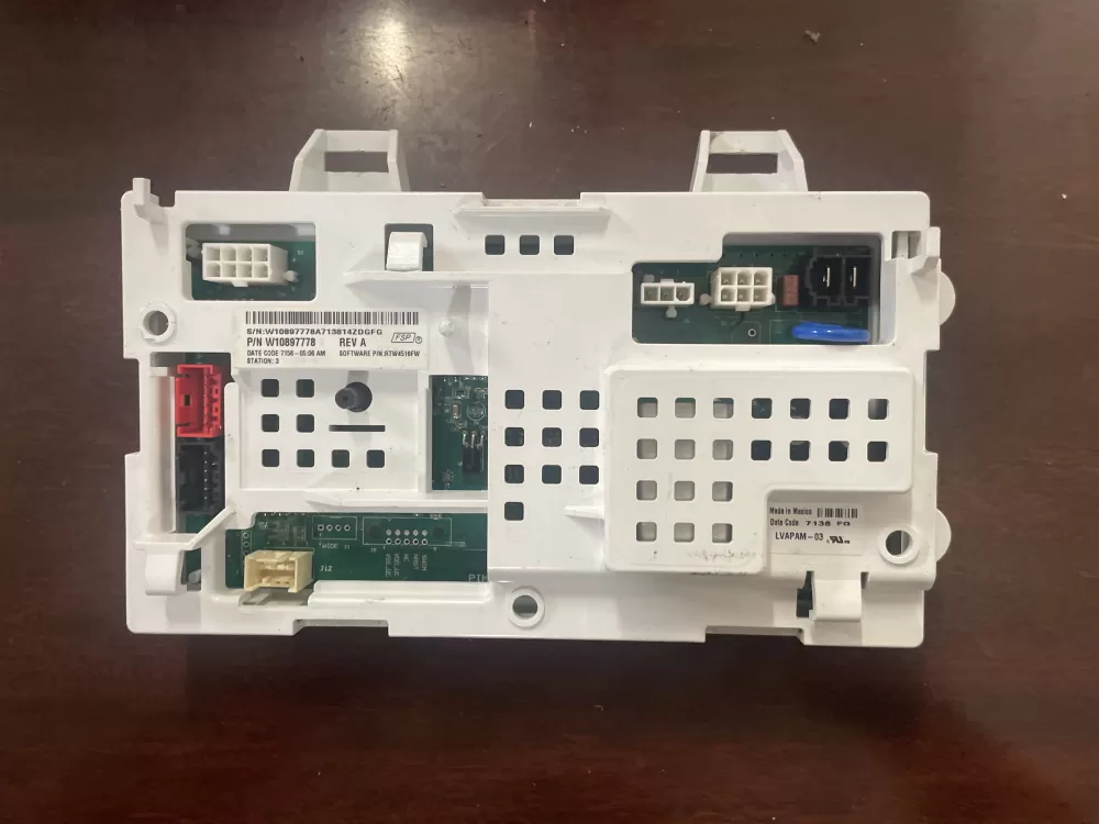 Whirlpool  Roper W10868065 W10897778 W10902805 W10915204 W10916448 W11124712 PS12347386 Washer Control Board