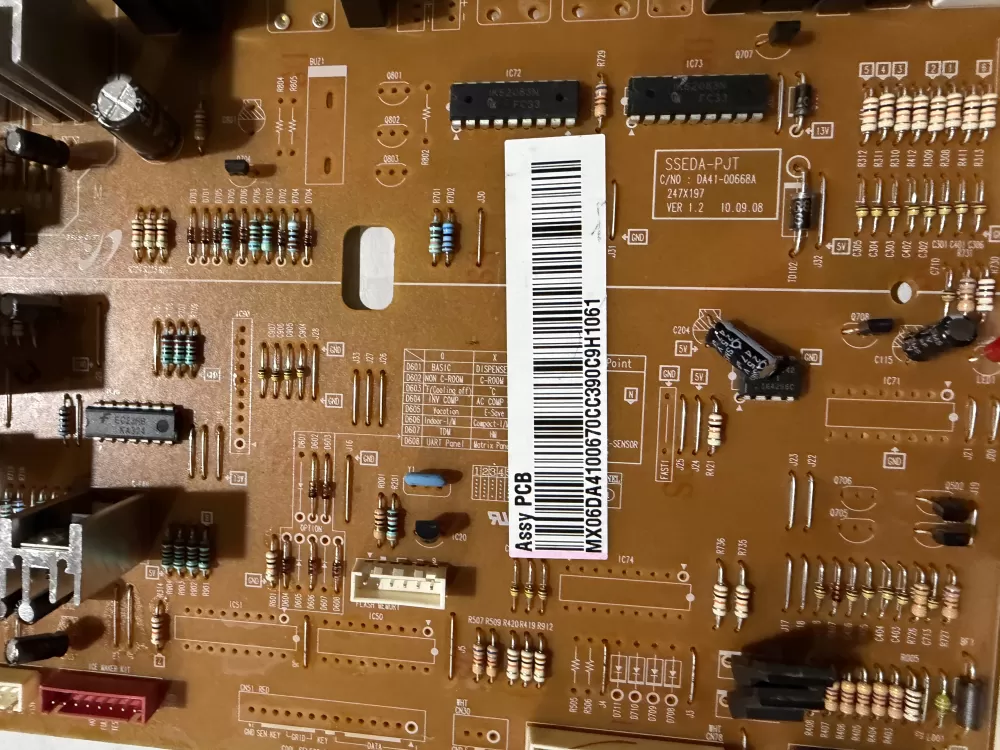 Samsung DA41-00670C DA41-00668A Refrigerator Control Board AZ211377 | KMV906