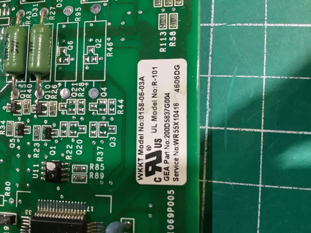 GE 200D5837G004 WR55X10942C Refrigerator Control Board AZ151528 | NR1741