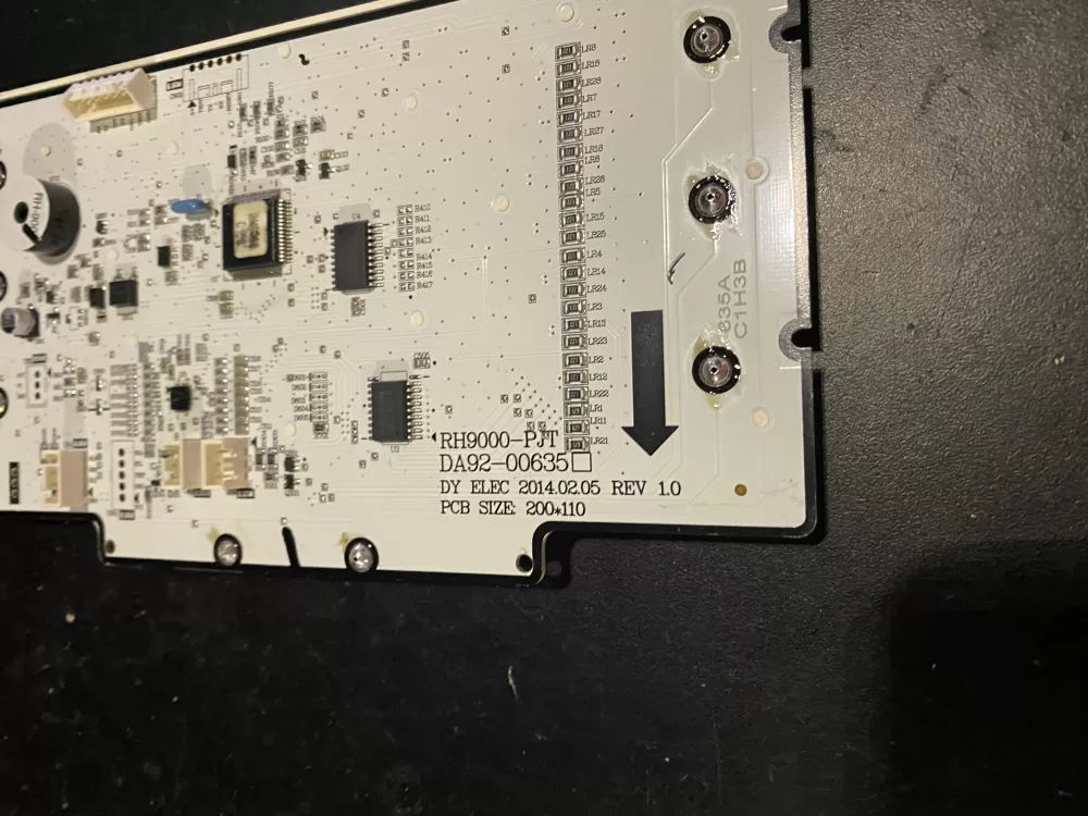 Samsung DA92-00635 Refrigerator Control Board Dispenser Assembly