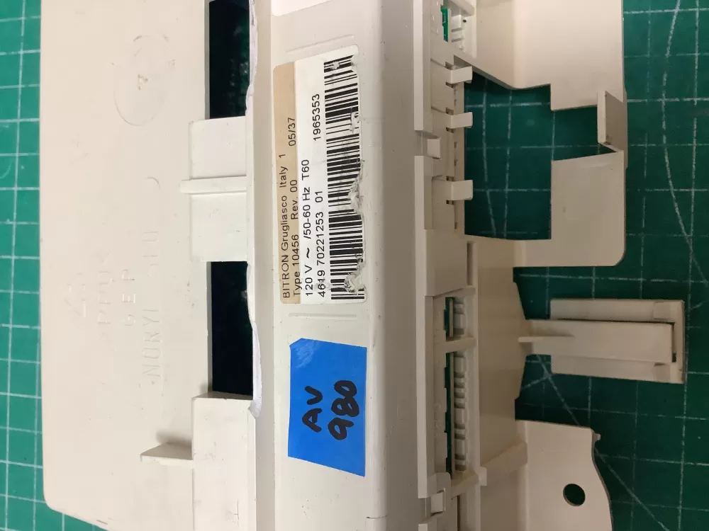 Whirlpool Maytag 4619 70221253 01 Washer Control Board AZ226674 | ARV980