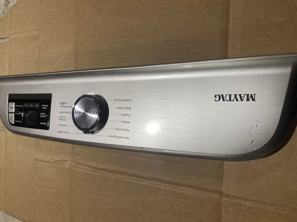 Maytag AP6990309  W11130428  W11413404  KNBASYWSRV1 Washer Console Panel Control Board Assembly