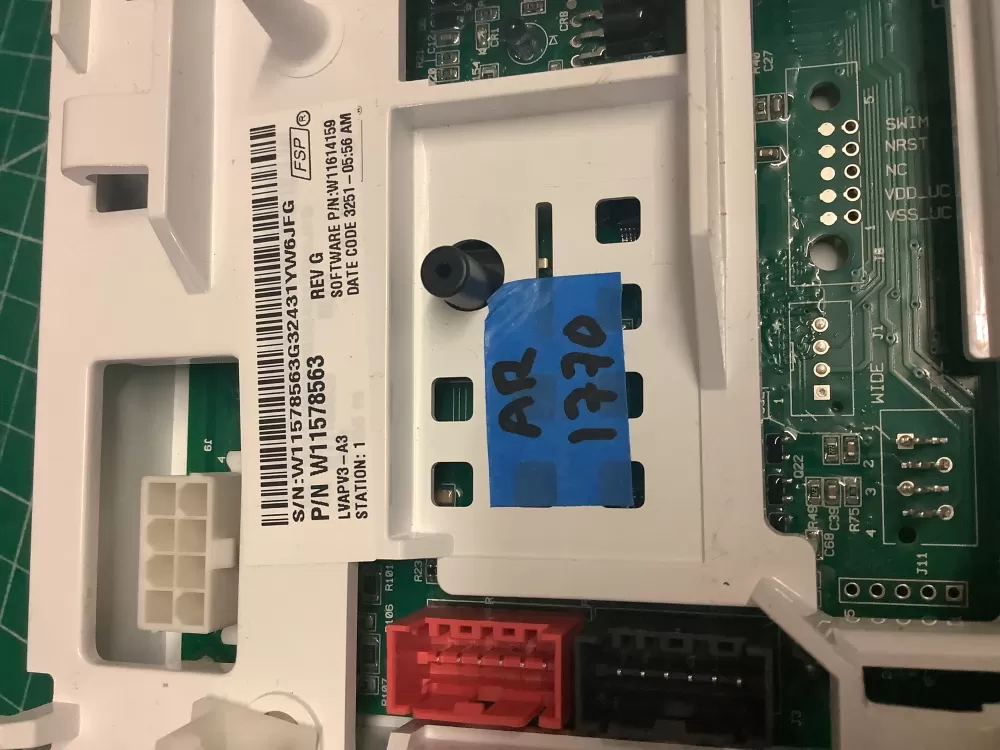 Whirlpool Amana W11578563 W11607637 Washer Control Board Main AZ205726 | AR1770