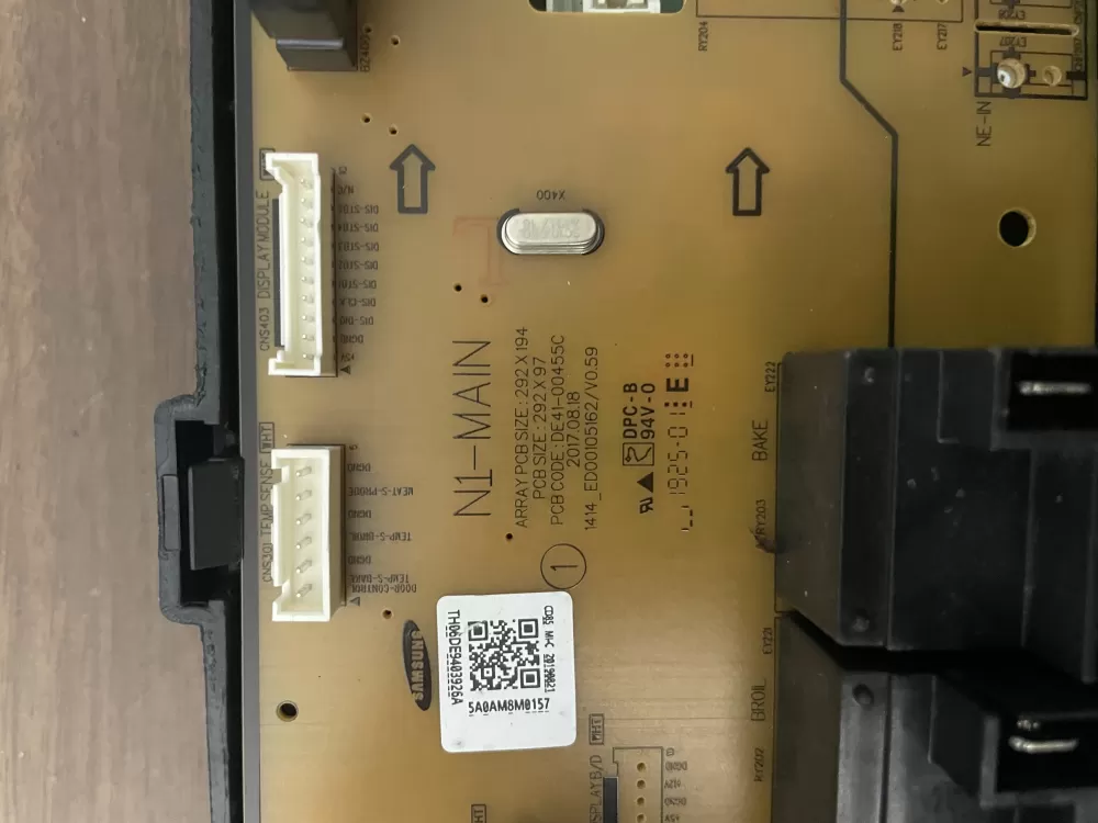 Samsung DE94-03926A Range Oven Control Board AZ99196 | KMV162