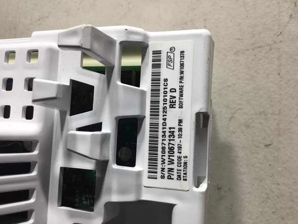Whirlpool W10671341 Washer Control Board AZ45381 | NR439