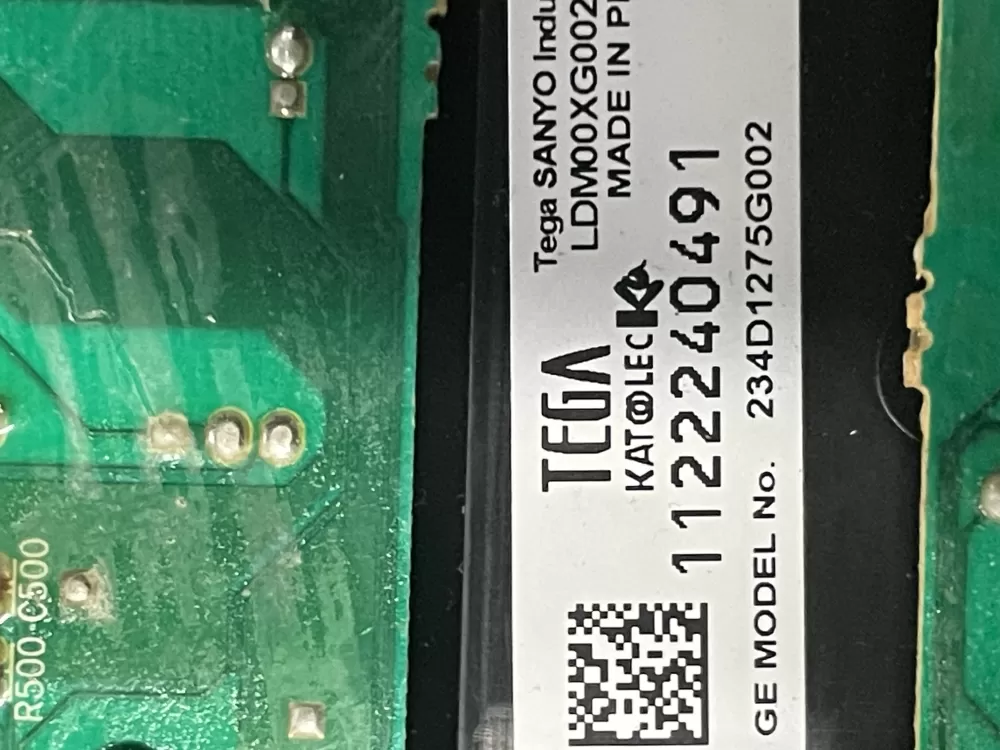 GE 234D1275G002 WE04M10012 Dryer Control Board AZ22587 | WMV113