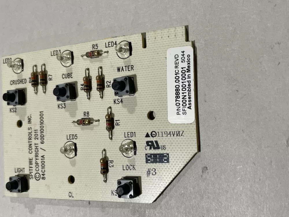 Whirlpool Refrigerator Board 078880.001 AZ164697 | Wm286