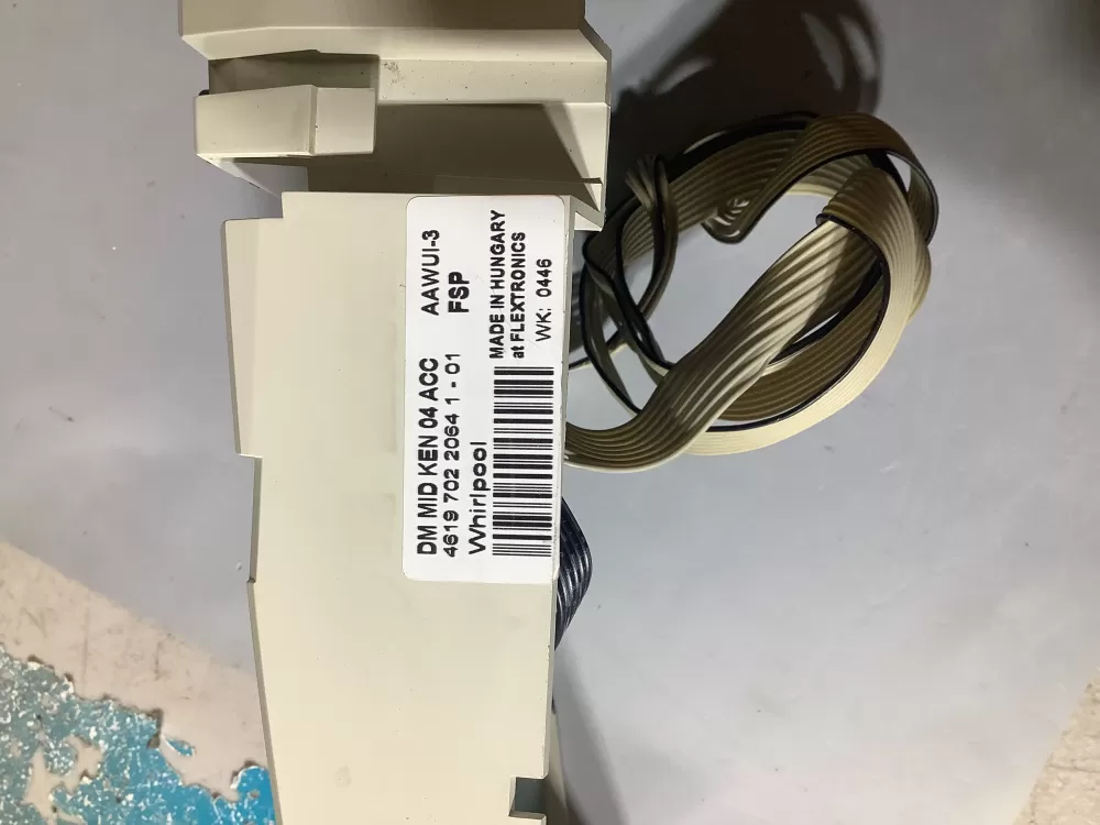 Whirlpool 4619 702 2064 1 - 01 Washer UI Control Board AZ113038 | BGV667