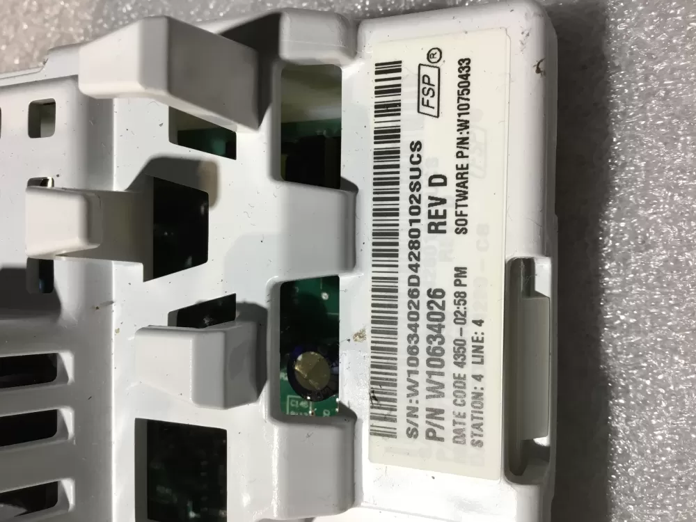 Whirlpool AP5951723 W10634026 PS10056798 Washer Control Board AZ63204 | NR1968