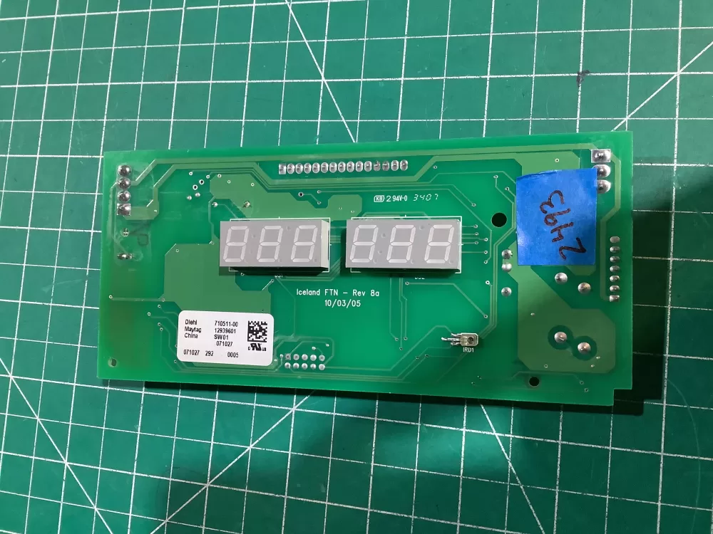 Maytag Amana 12939601 Refrigerator Control Board Dispenser AZ149602 | NR2493