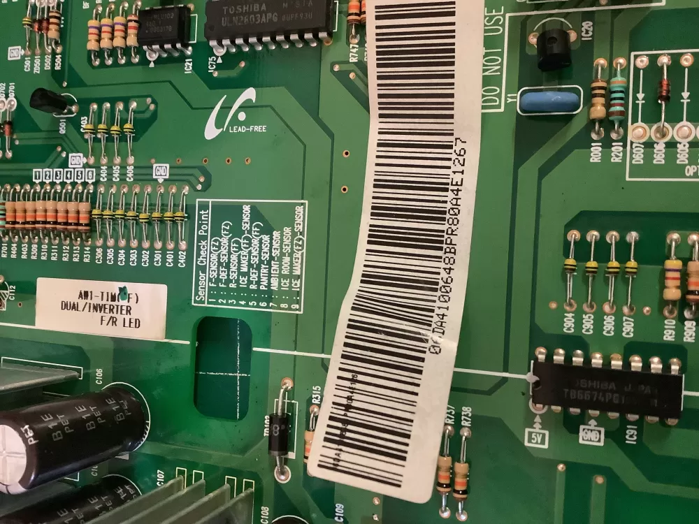 Samsung DA41-00648B DA4100648B Refrigerator Control Board AZ187340 | NR2748