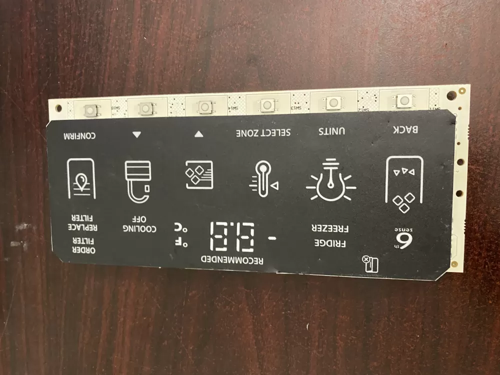 Whirlpool W10222961  W10236836 Refrigerator Display Control Board UI