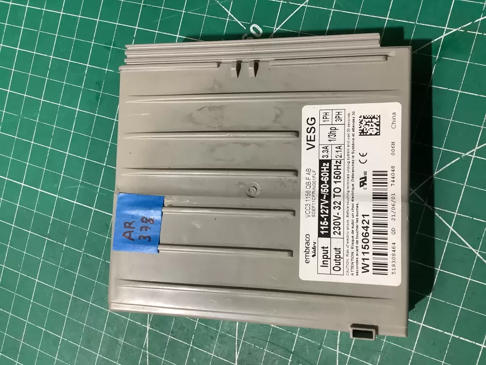 Whirlpool W11506421 Control Board Inverter AZ194951 | AR378