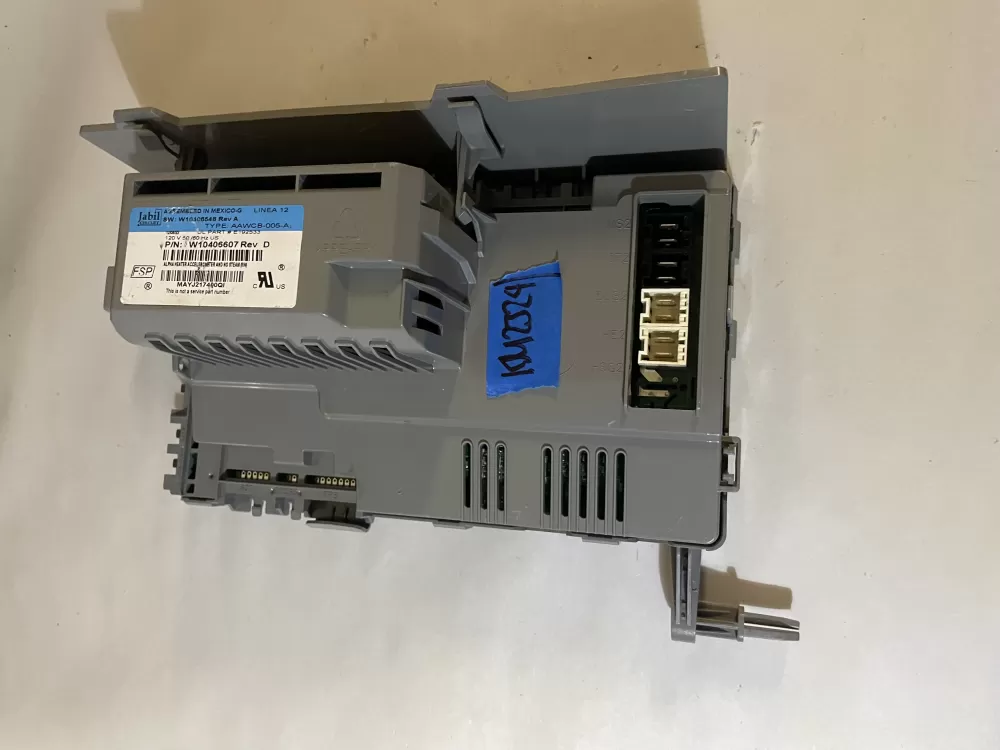 Whirlpool W10406607 Washer Control Board AZ129703 | KM2324