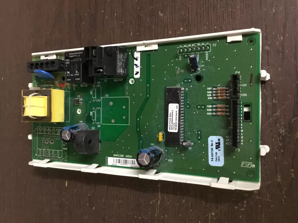 Whirlpool  Maytag  Kenmore WP8546219  AP6013143  8546219  1060737  3978889  3978917  3978918  3978918R  3980062  3980062R  661653  8546219EXCR  8546219R  8557308  8557308R  PS11746365  FGWPL502W7J Dryer Control Board