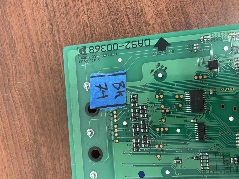 Samsung DA92-00368B Refrigerator Dispenser UI Control Board AZ37220 | BK74