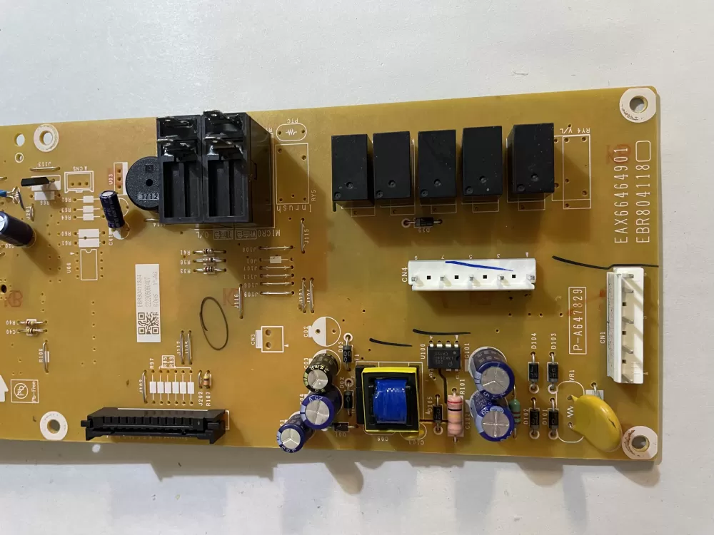 LG  Kenmore EBR80411804  AP7223334  EAX66464901 Microwave Control Board Panel