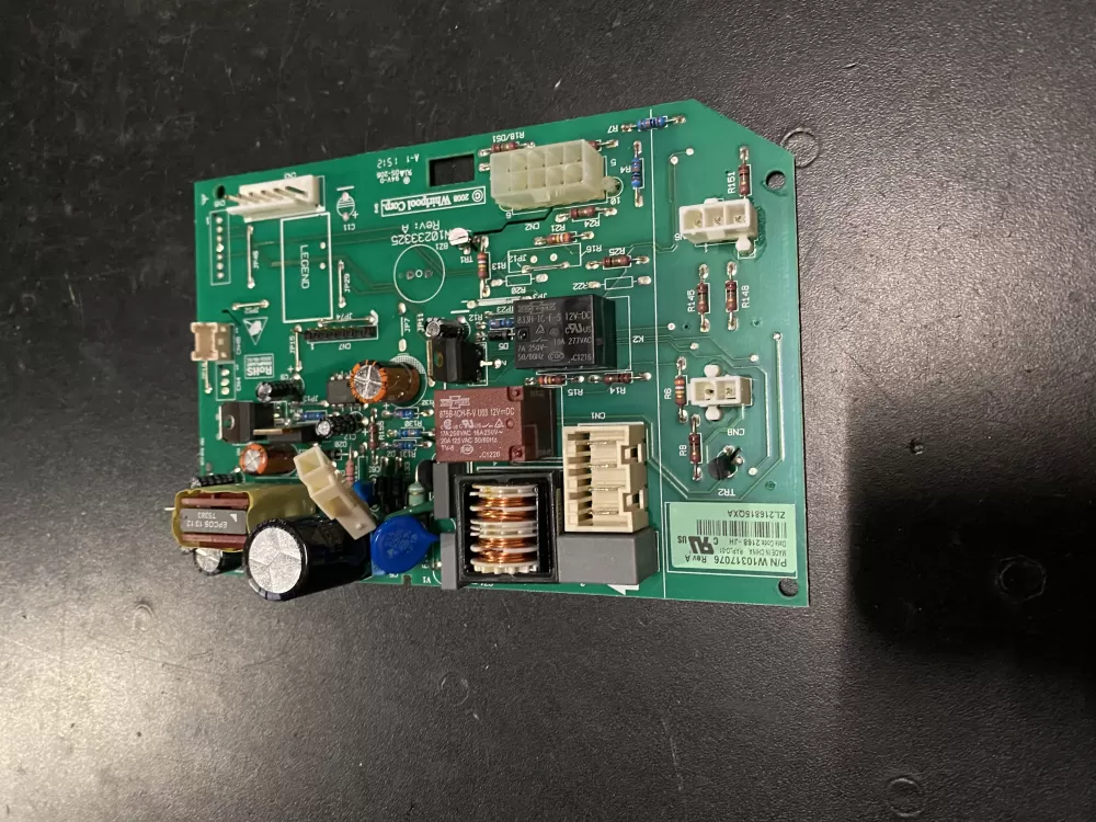 Whirlpool  KitchenAid  Kenmore  Jenn-Air AP6019378 W10205552 W10268635 W10317076 WPW10317076 PS11752684 Refrigerator Control Board
