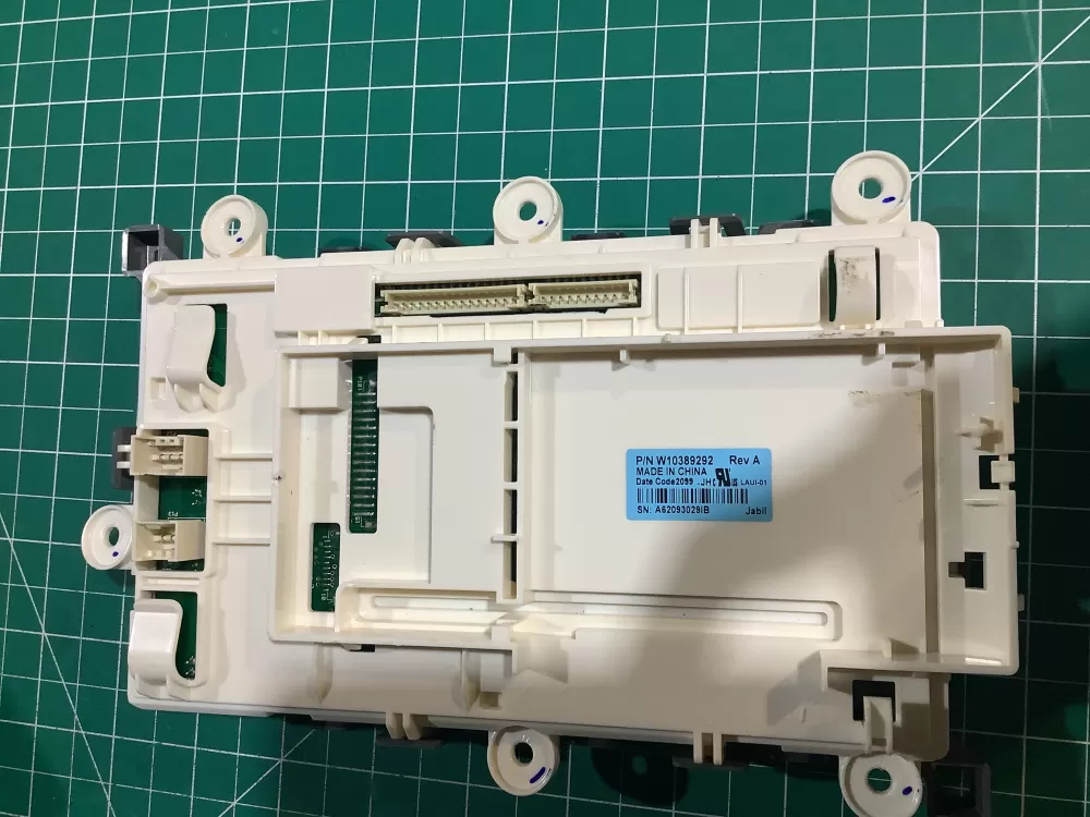 Whirlpool W10389292 Dryer User Interface Display Control Board