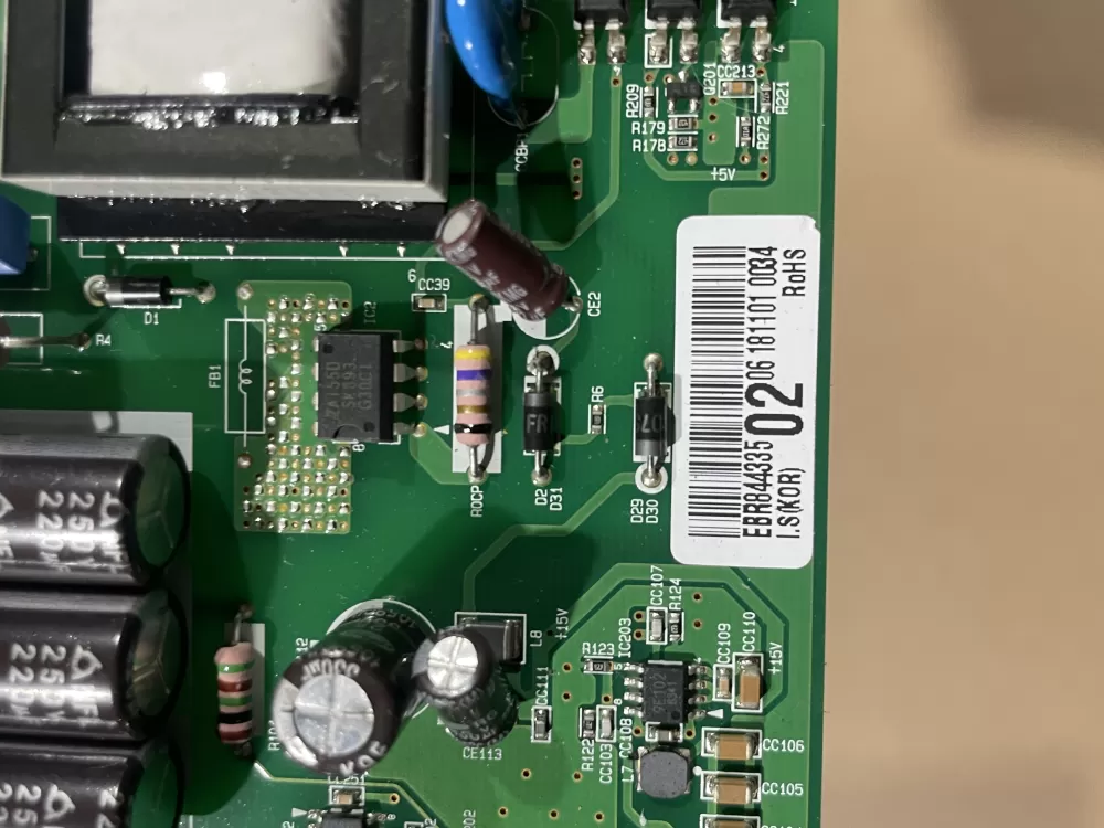 LG Kenmore EBR78643415 EBR84433502 Refrigerator Control Board AZ97186 | Wm1215