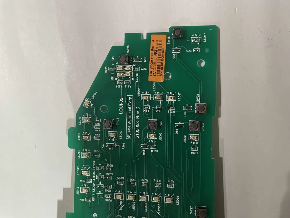 Whirlpool W10051166 Dryer Control Board AZ202932 | KM2717