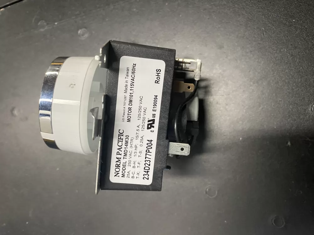 GE TMD14M30 234D2377P004 Dryer Timer