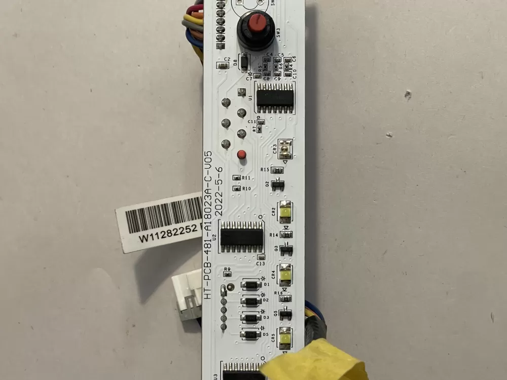 Whirlpool W11612331 Washer Touch Sensor Control Board AZ180774 | KM697