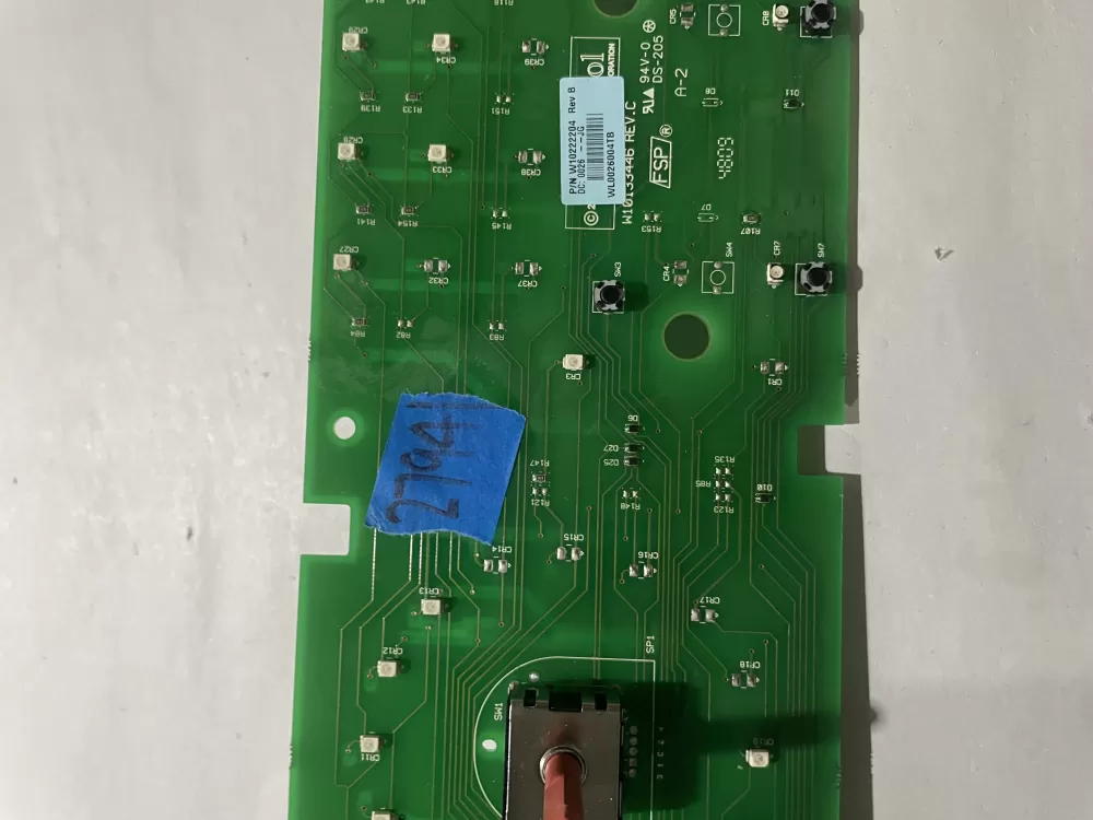 Whirlpool W10222204 Dryer Control Board W10222204 AZ206514 | KM2794