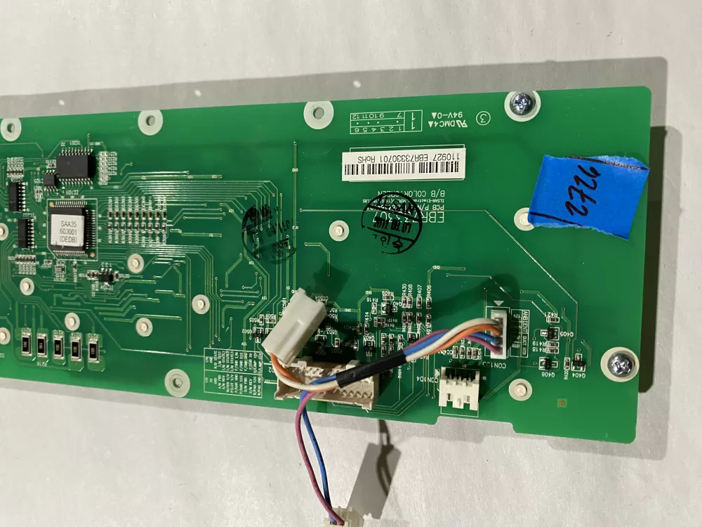 Kenmore LG EBR73330701 Refrigerator Control Board AZ186305 | BK2726