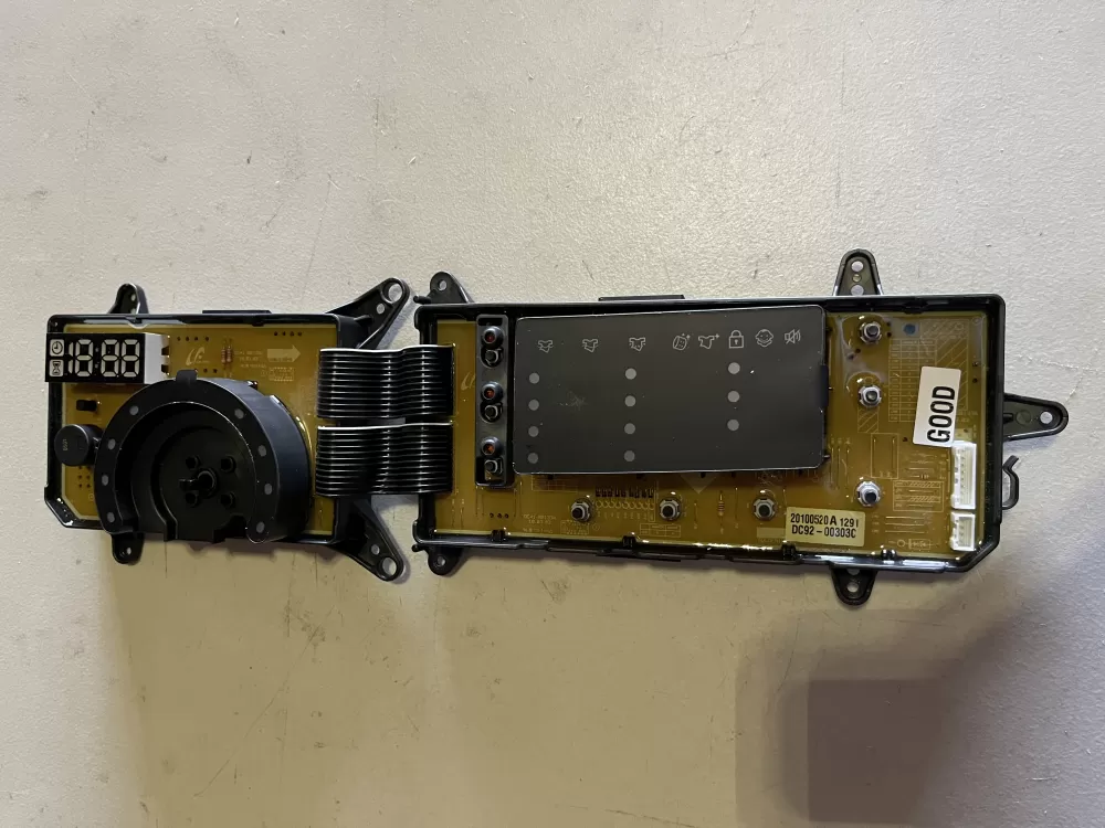 Samsung DC92-00303C  AP4567167  2073751  20100520  PS4215797 Washer Control Board