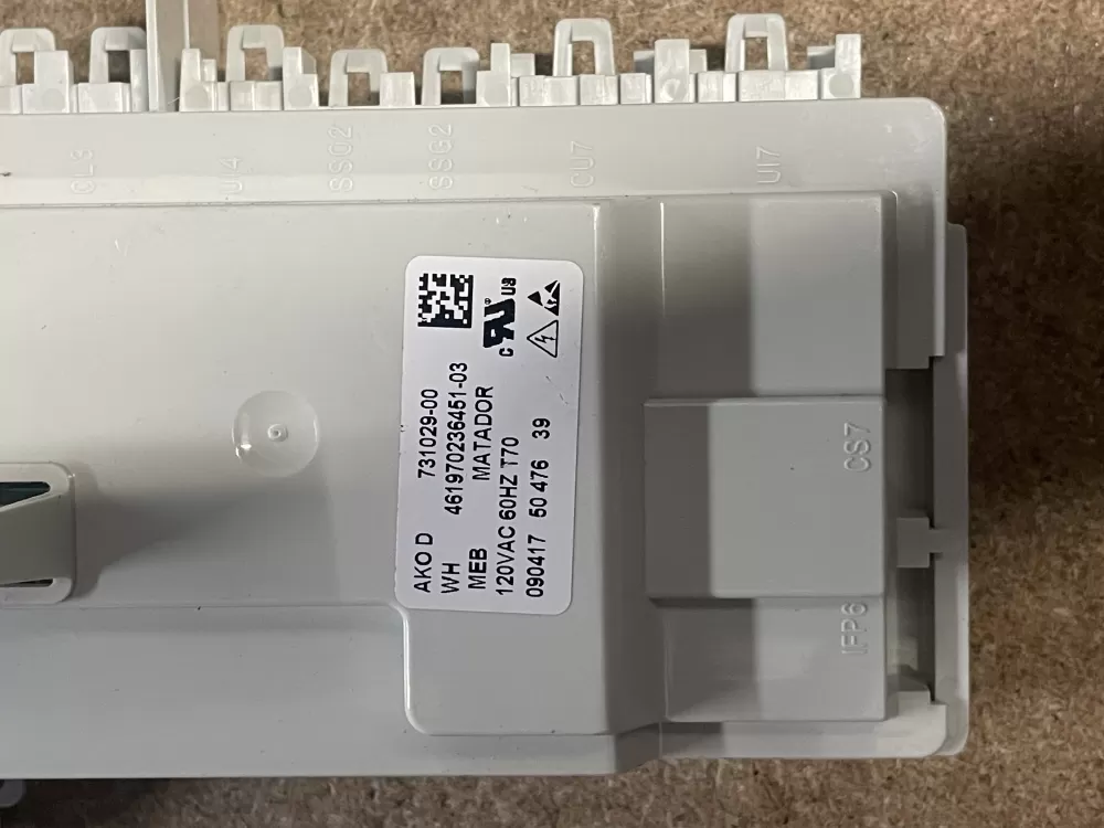 Whirlpool 461970236451-03 W10156258 Washer Control Board AZ16107 | KM1435