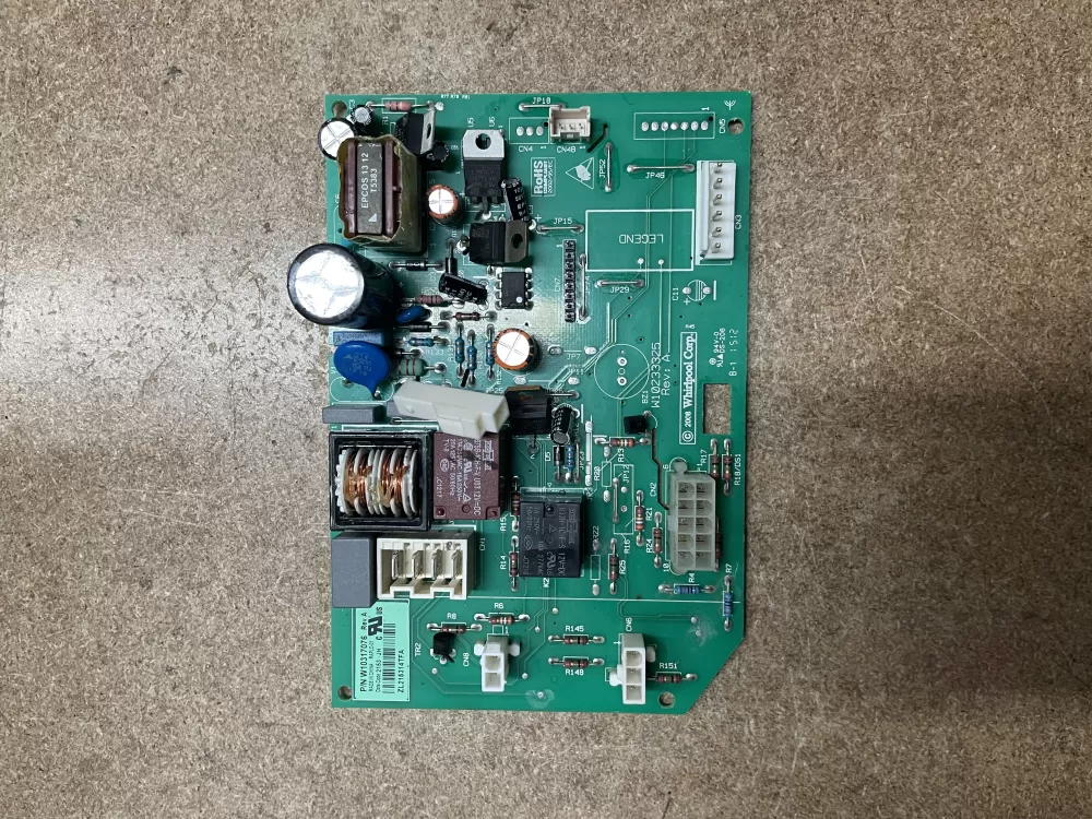 Whirlpool  KitchenAid  Kenmore  Jenn-Air AP6019378 W10205552 W10268635 W10317076 WPW10317076 PS11752684 Refrigerator Control Board