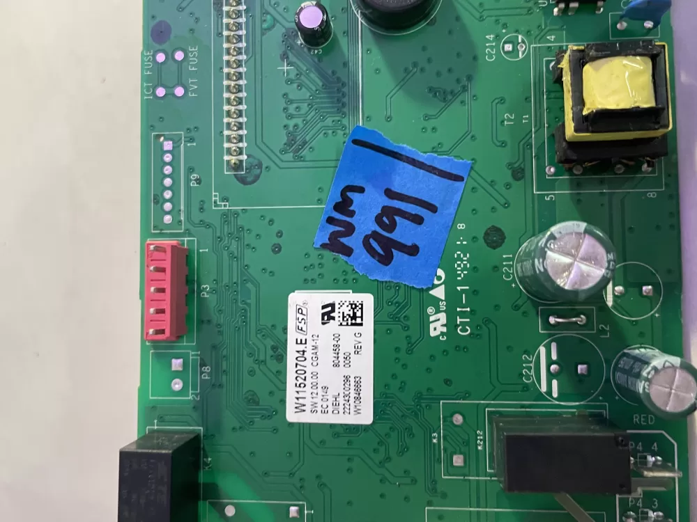 Whirlpool W11520704 Range Control Board AZ195743 | Wm991