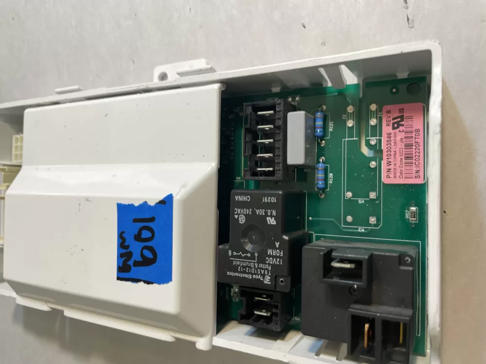 Whirlpool Maytag W10303846 W10317638 Dryer Control Board AZ194543 | Wm601