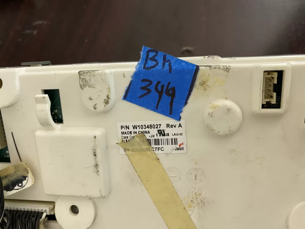 Whirlpool W10604637 Washer Control Board User Interface AZ36046 | BK344