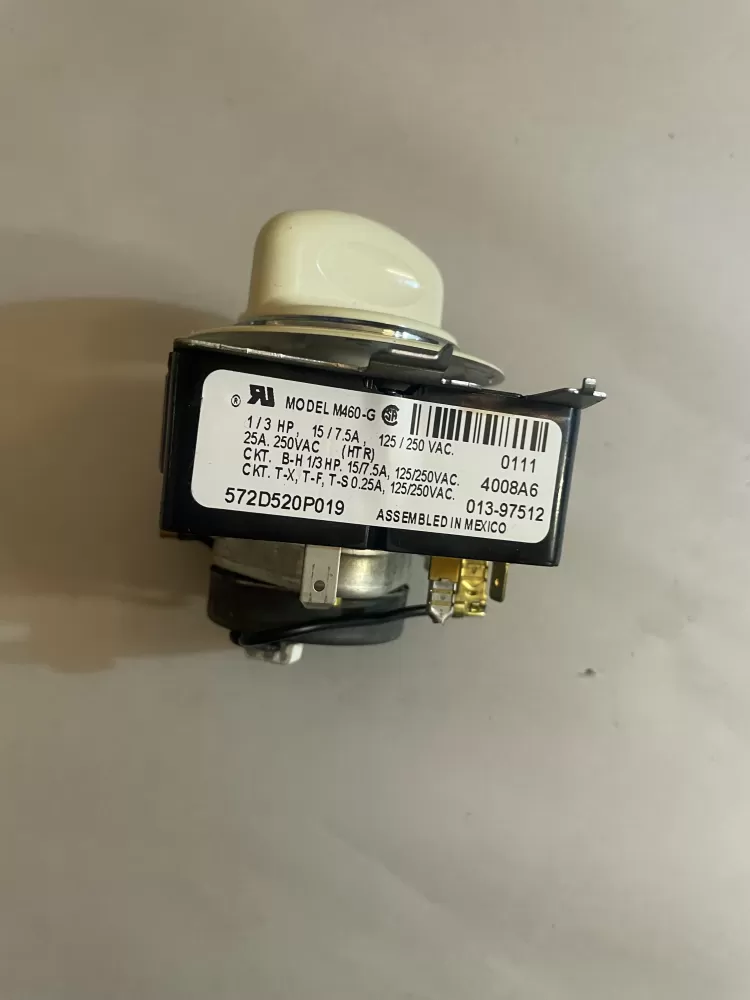 GE 572D520P019 WE4M189 Dryer Timer