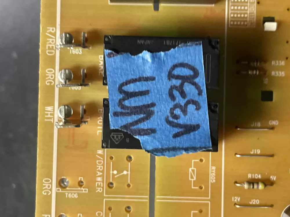 Samsung DE92-02588G Range Oven Control Board AZ14809 | V330