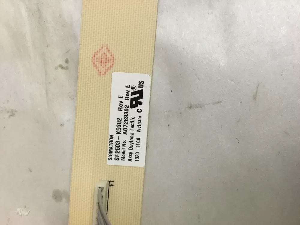 Frigidaire A07269302 SF2603 K9302 Dishwasher Control Board AZ100282 | BG1964