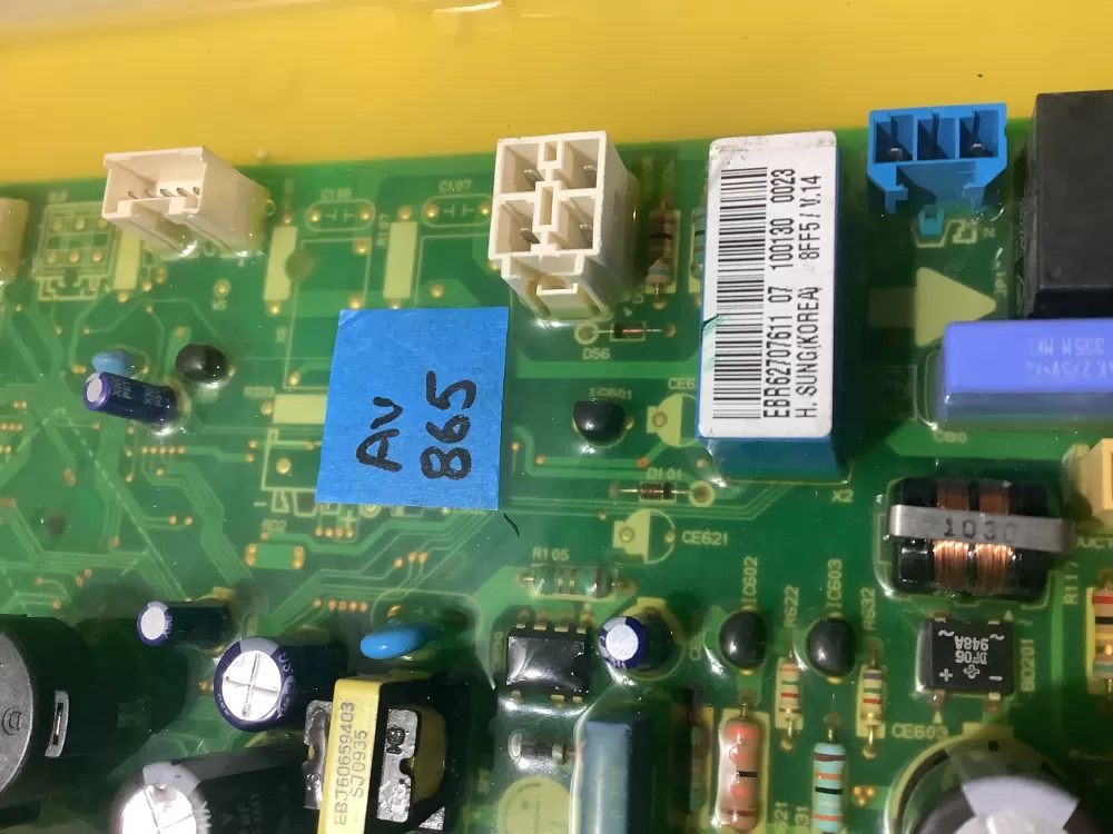 LG EBR62707609 EAX61170502 EBR62707611 Dryer Control Board AZ188479 | AV865