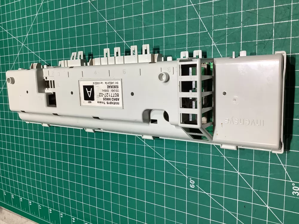 Asko 8077127-02  5283XAE  JA6OJA138  JA60JA13a Asko Control Unit #