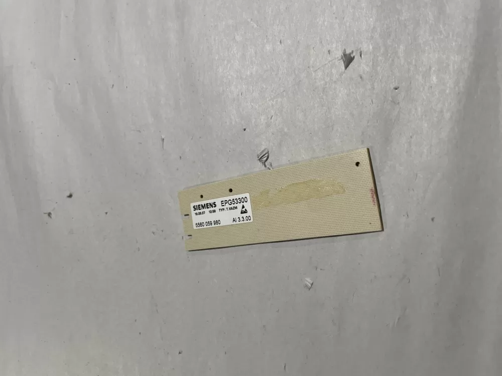 Bosch 5600059980  EPG53300 Dishwasher Control Board