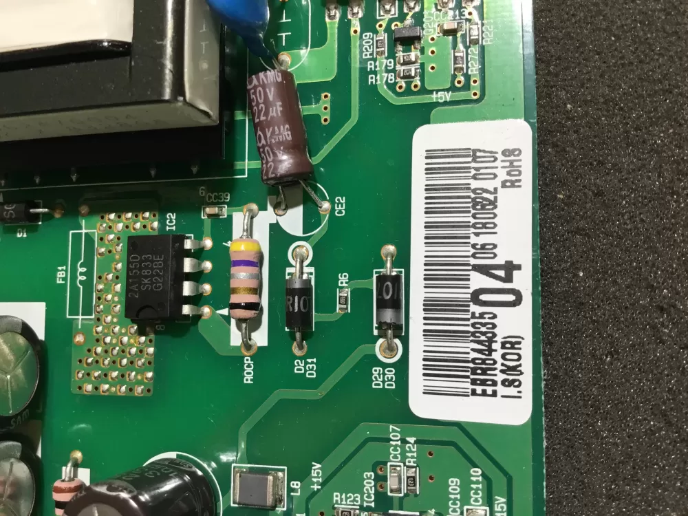 LG EBR78643431 EBR84433504 Refrigerator Control Board AZ96269 | NR32