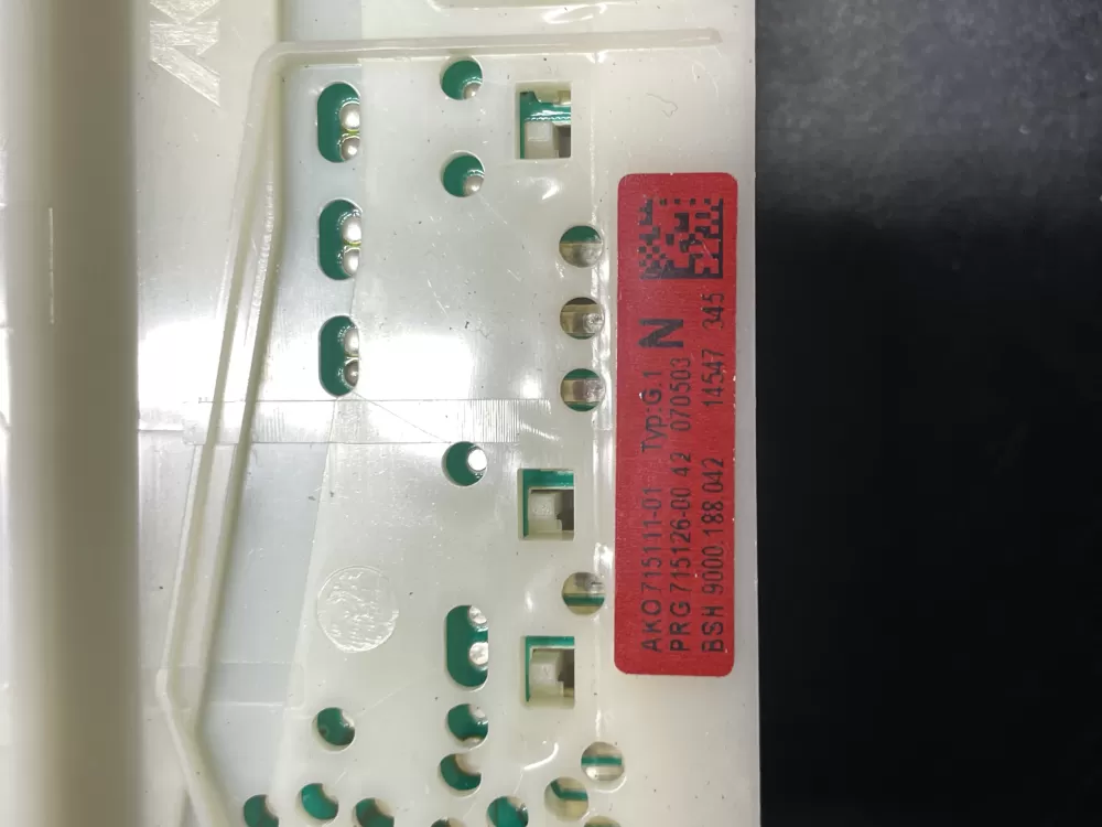 Bosch Siemens 715111 01 Dishwasher Control Board AZ37061 | Wm363