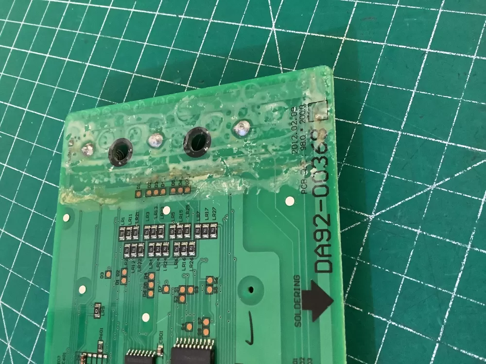 Samsung DA92-00368 B Refrigerator Dispenser UI Control Board AZ204316 | NR314