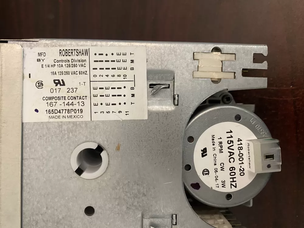 GE 165D4778P019 Dishwasher Timer AZ95789 | BK1412